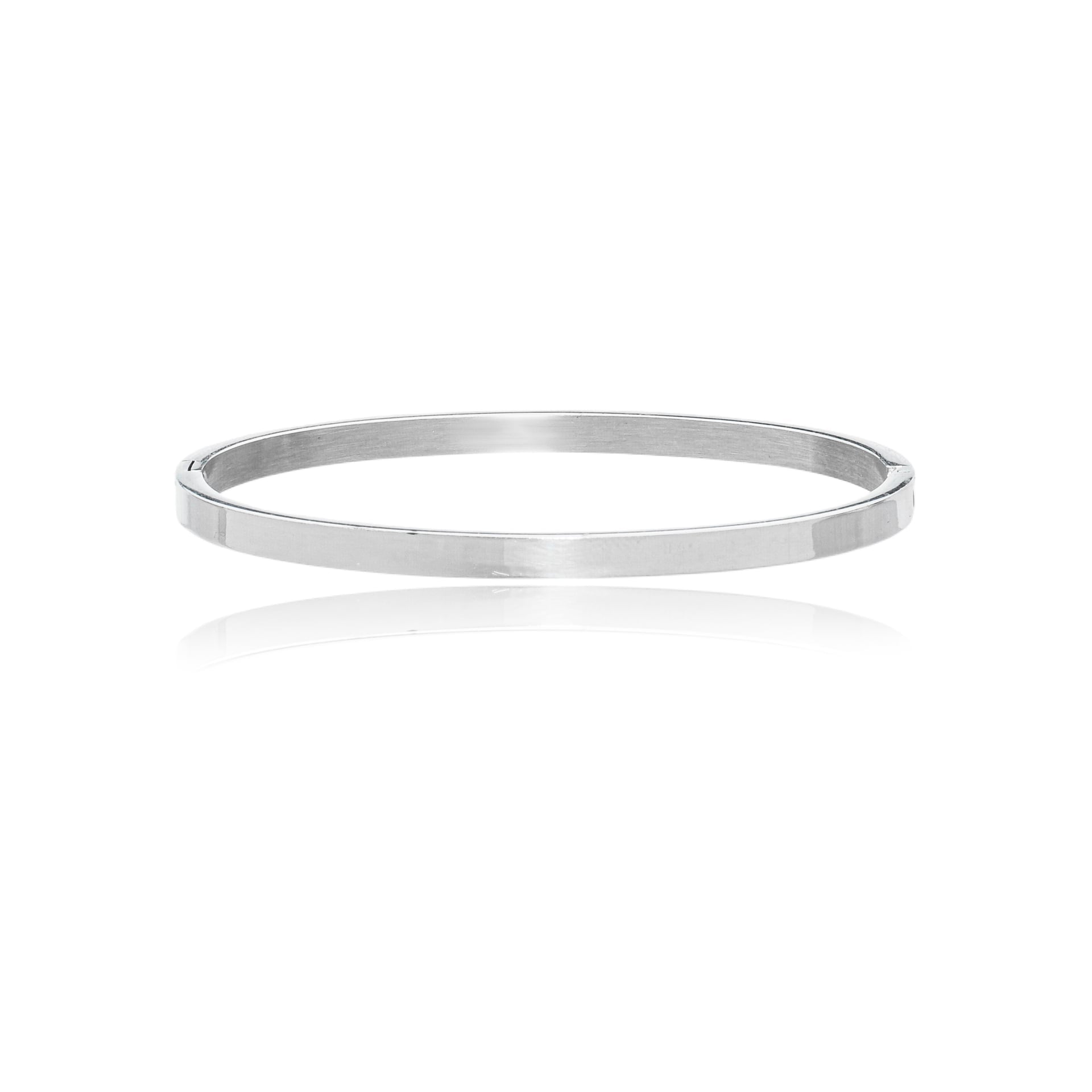Bracelete Aço Polido