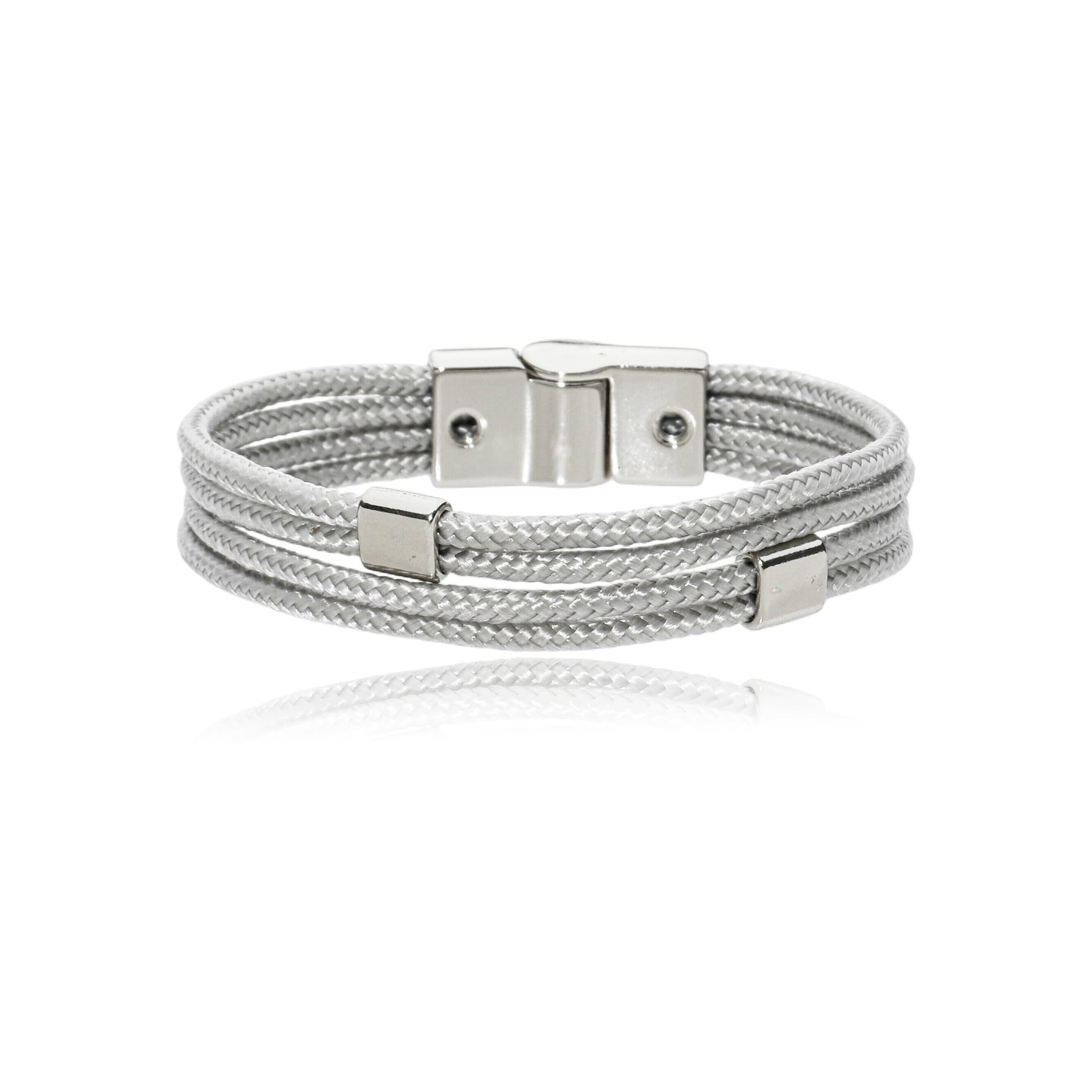 Pulseira Corda Prateada