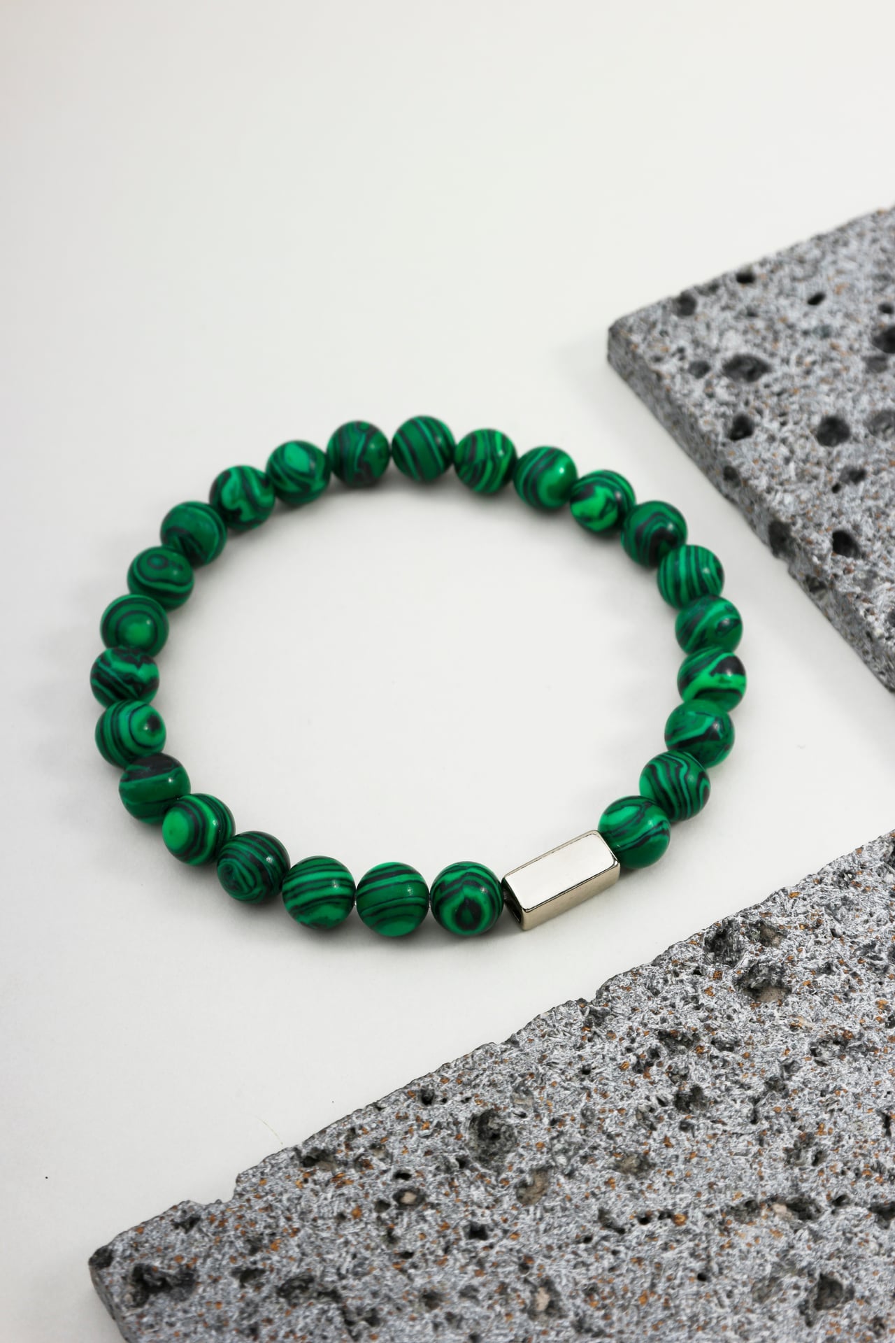 Pulseira Pedras Malaquita
